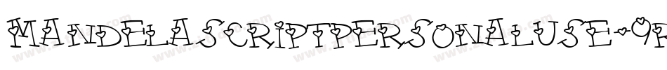 Mandelascriptpersonaluse-9rp5字体转换