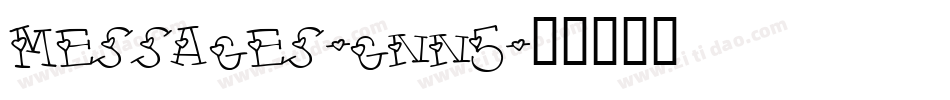 Messages-gnn5字体转换