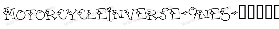 MotorcycleInverse-9ne5字体转换