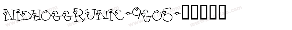NidhoggRunic-9Go5字体转换