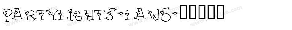 Partylights-law5字体转换
