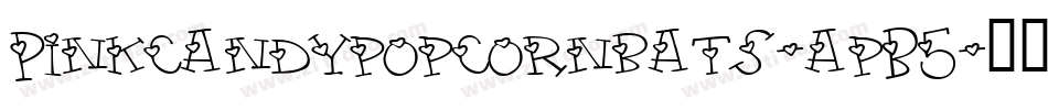 Pinkcandypopcornbats-apB5字体转换