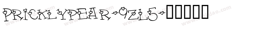 Pricklypear-9zL5字体转换