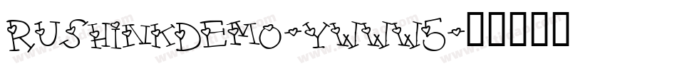 RushinkDemo-ywww5字体转换