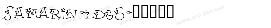 Samarin-ldg5字体转换