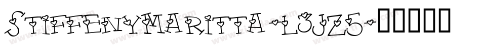 StiffenyMaritta-L3JZ5字体转换