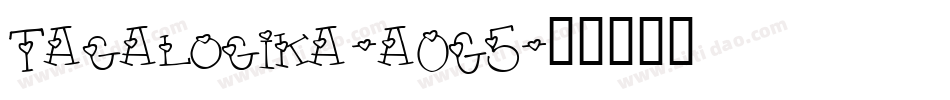 Tagalogika-aOG5字体转换