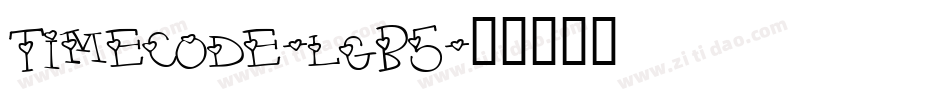 Timecode-lgB5字体转换