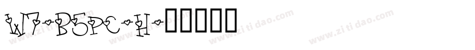 W7-B5pc-H字体转换