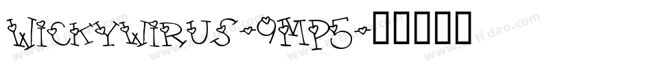 Wickywirus-9MP5字体转换