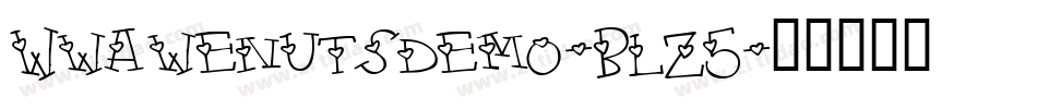 Wwawenutsdemo-BLZ5字体转换