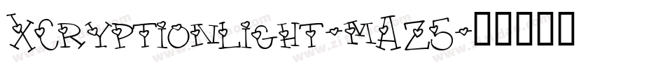 XCryptionLight-mAZ5字体转换