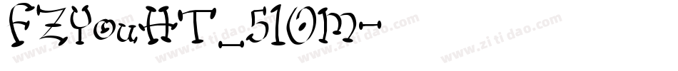 FZYouHT_510M字体转换