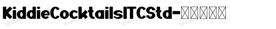 KiddieCocktailsITCStd字体转换