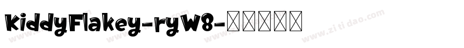 KiddyFlakey-ryW8字体转换