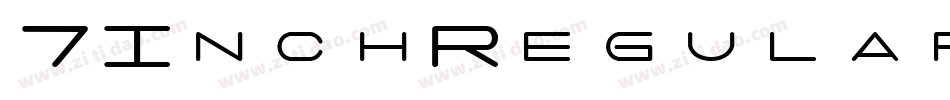 7InchRegular-KYW字体转换