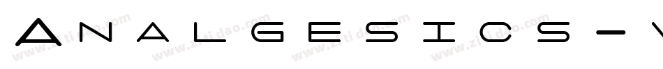 Analgesics-vA7字体转换