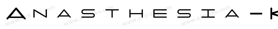 Anasthesia-KVA7字体转换