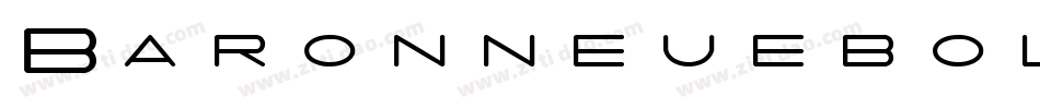 Baronneuebold-PYY7字体转换