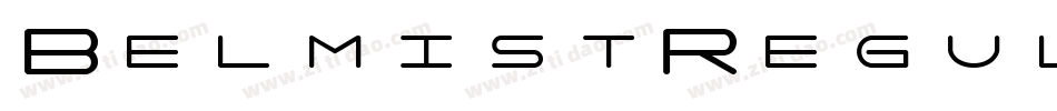 BelmistRegular-K7BjW字体转换