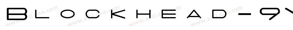 Blockhead-9YM7字体转换