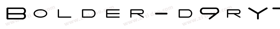Bolder-d9rY7字体转换