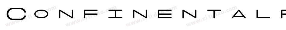 Confinentalfree-vmvG7字体转换