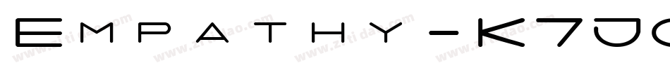 Empathy-K7JO7字体转换