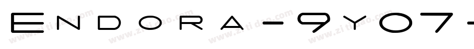 Endora-9yO7字体转换