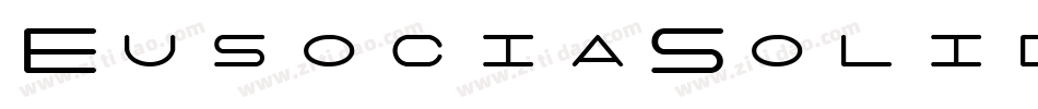 EusociaSolid-9qe7字体转换