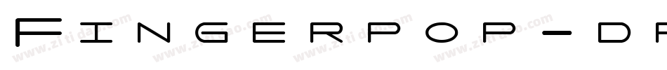 Fingerpop-drX7字体转换
