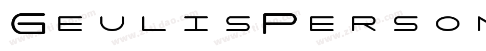 GeulisPersonalUse-p7Rp1字体转换