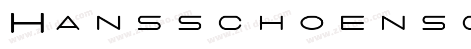 Hansschoenscapsingrid-jLG7字体转换