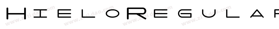 HieloRegular-vpg7字体转换