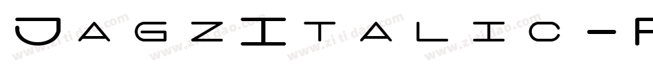 JagzItalic-PJ7字体转换