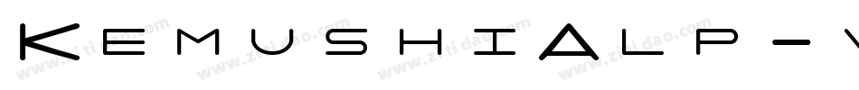 KemushiAlp-vY7字体转换