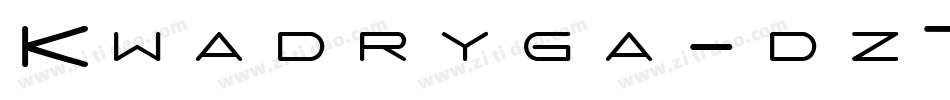 Kwadryga-dz7字体转换