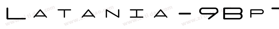 Latania-9Bp7字体转换