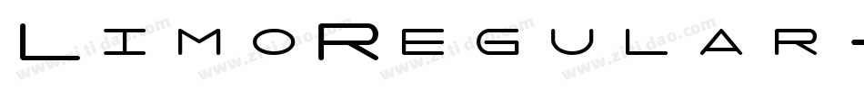 LimoRegular-reV7字体转换