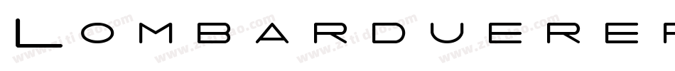 Lombarduerer-dnp7字体转换