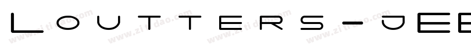 Loutters-jEED7字体转换
