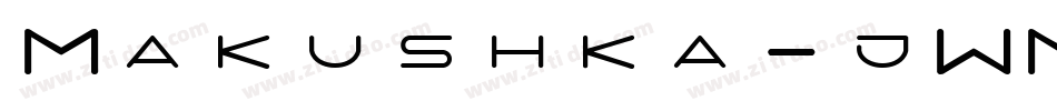 Makushka-jWM7字体转换