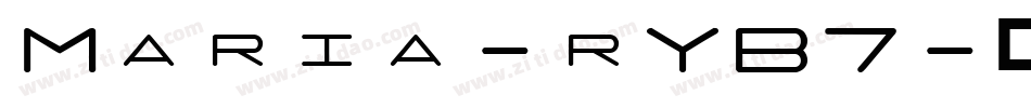 Maria-rYB7字体转换