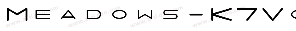 Meadows-K7VqA字体转换