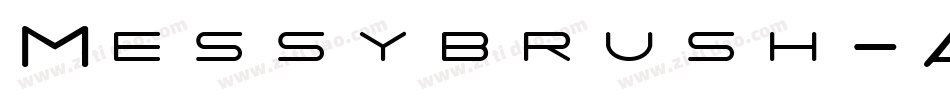 Messybrush-AZY7字体转换