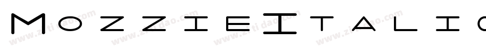 MozzieItalic-joM7字体转换