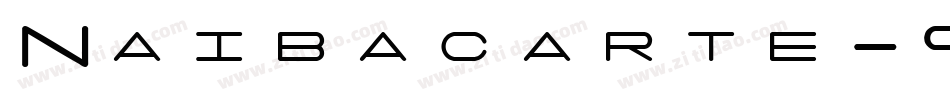 Naibacarte-9YED7字体转换