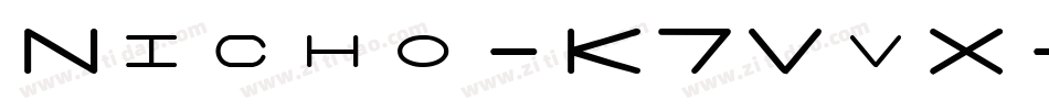 Nicho-K7VvX字体转换