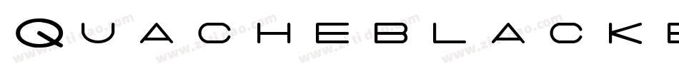 Quacheblackextraexpandedpers-vmRL7字体转换