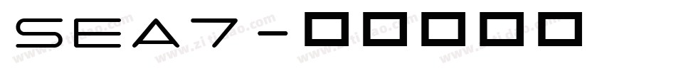 SEA7字体转换